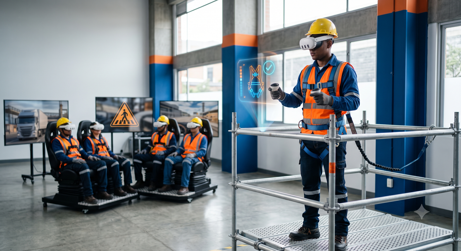Industrial safety VR simulation
