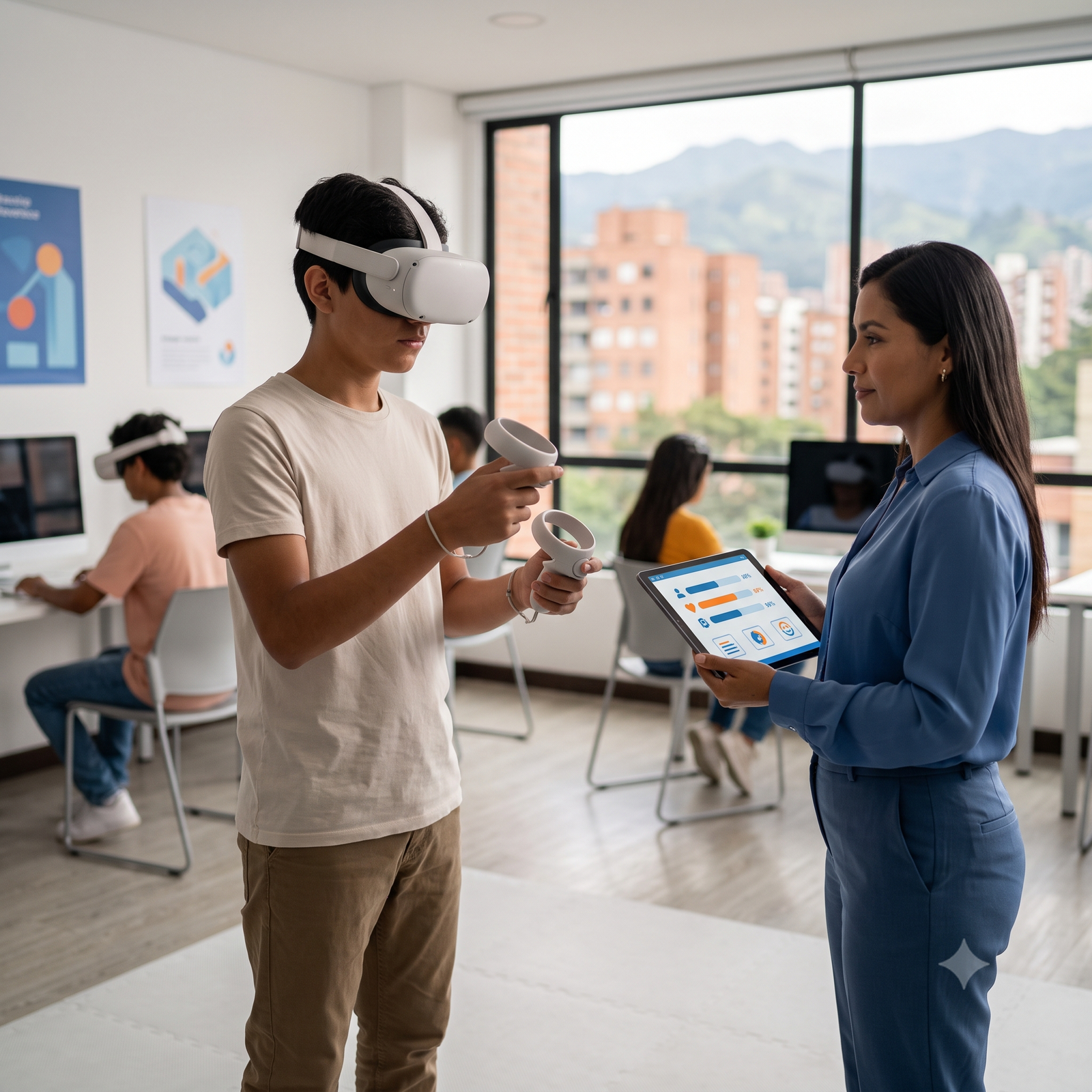 Social awareness VR simulation