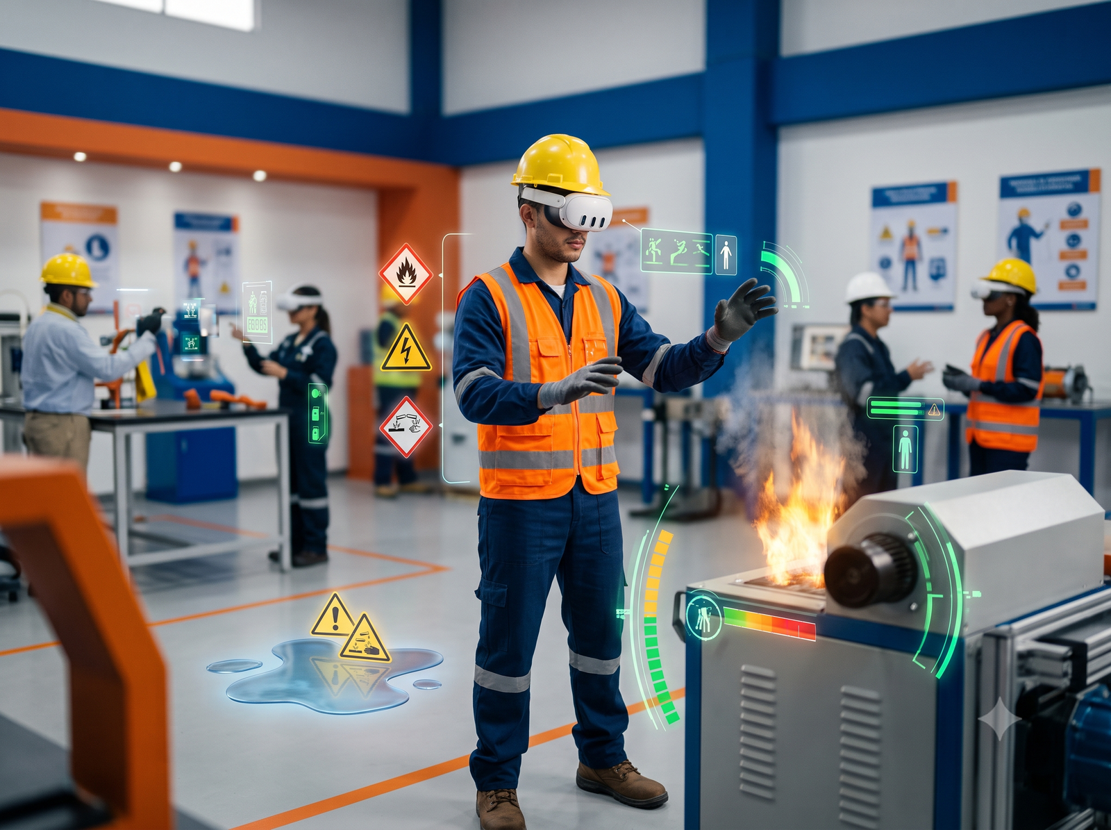 Health and risk prevention VR training